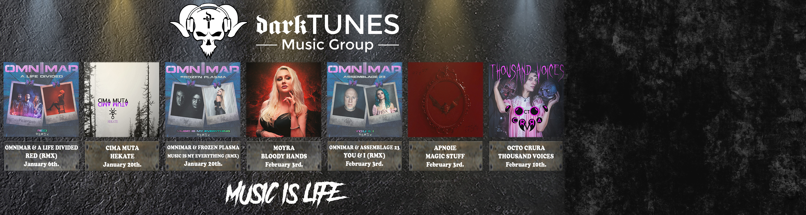 NEXT DARKTUNES RELEASES